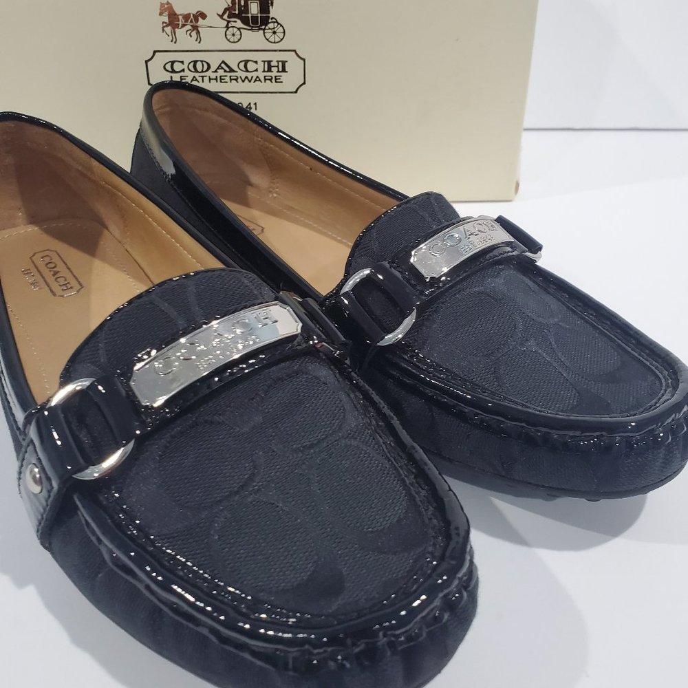NEW Coach Felisha Signature BLACK 8.5M $195 NIB